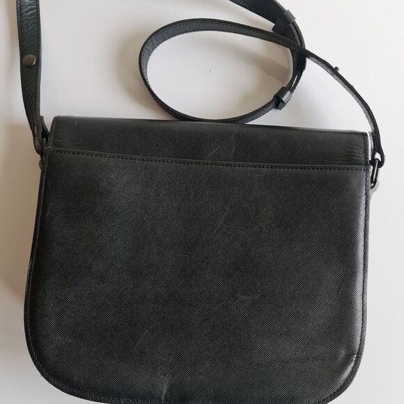 Yves Saint Laurent YSL Vintage Leather Shoulder Bag Black - Picture 4 of 16